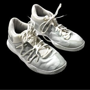 Nike | Boys KD Trey 5 V White Grey Athletic Basketball Shoes Sneakers